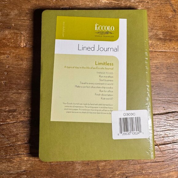 Eccolo World Traveler Tree of Life Blank Journal Lined Acid Free Paper NEW - Picture 3 of 3